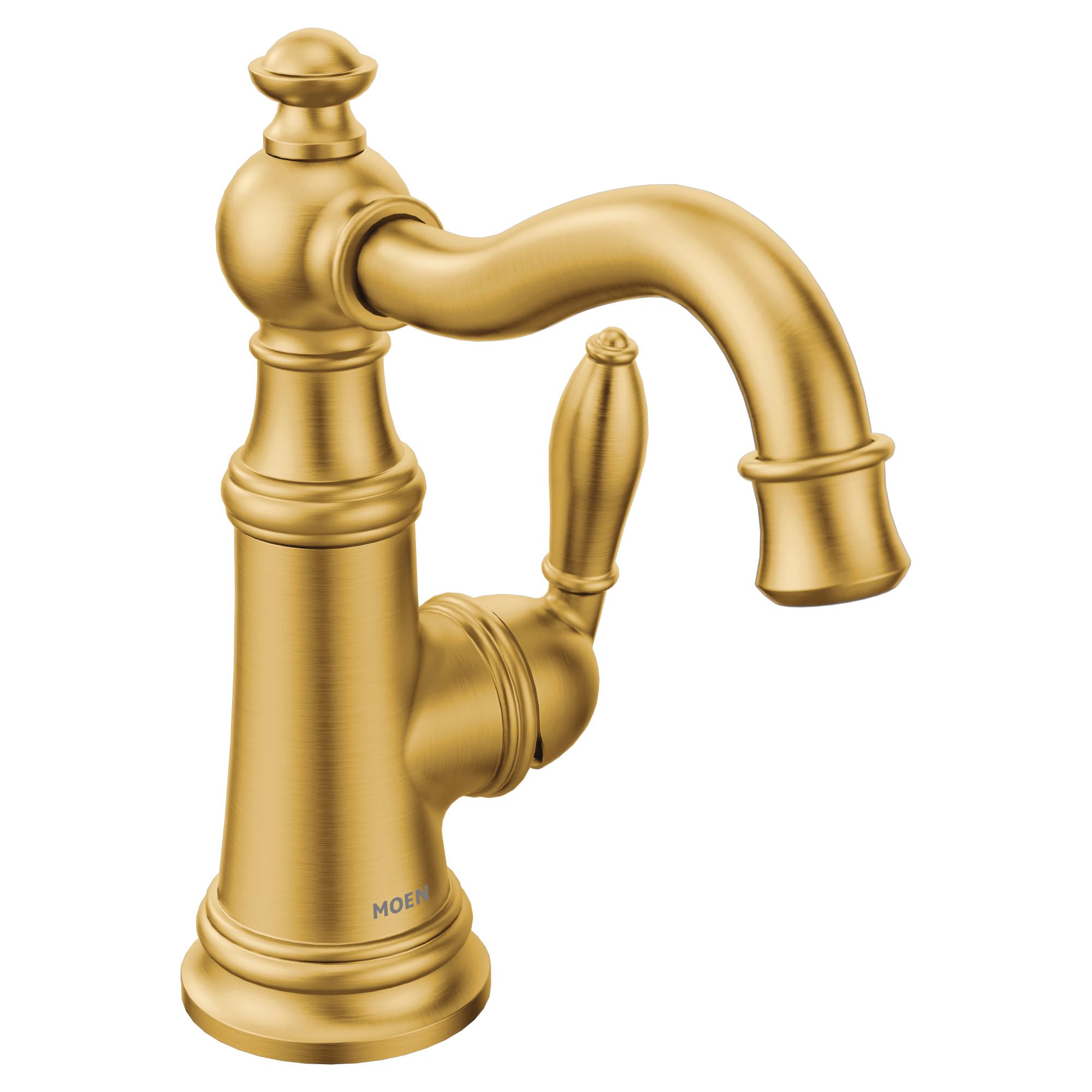 Moen S42107BG Weymouth One-Handle Single Hole Traditional Bathroom